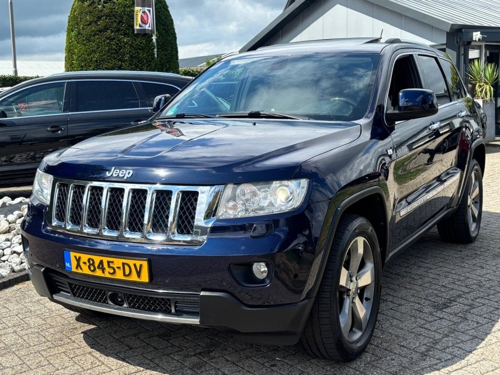 Jeep Grand Cherokee 3.0 CRD V6 Laredo 2013 Trekhaak 3500 KG, Euro 5, Gebruikt, Blauw, Leder