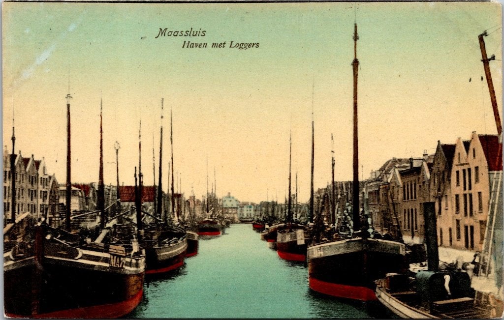 Maassluis - 8 antieke ansichtkaarten II, Verzenden, Voor 1920, Gelopen, Zuid-Holland