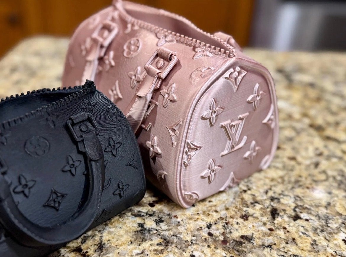 Louis vuitton 3D Geprinte Designertas– Decoratie, Zwart, Nieuw, Kunststof, Ophalen of Verzenden