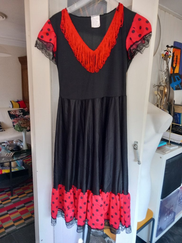Spaanse jurk, Kleding | Dames, Maat 38/40 (M), Carnaval, Ophalen of Verzenden, Zo goed als nieuw