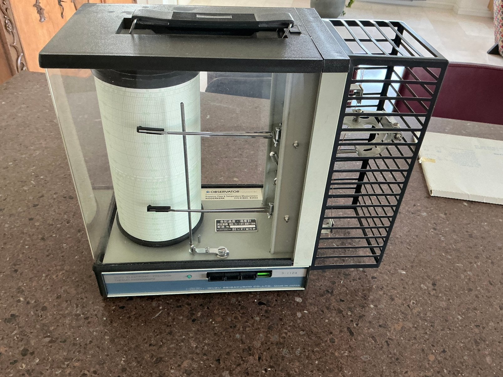 Thermo hygrograaf Isuzu, Ophalen, Gebruikt
