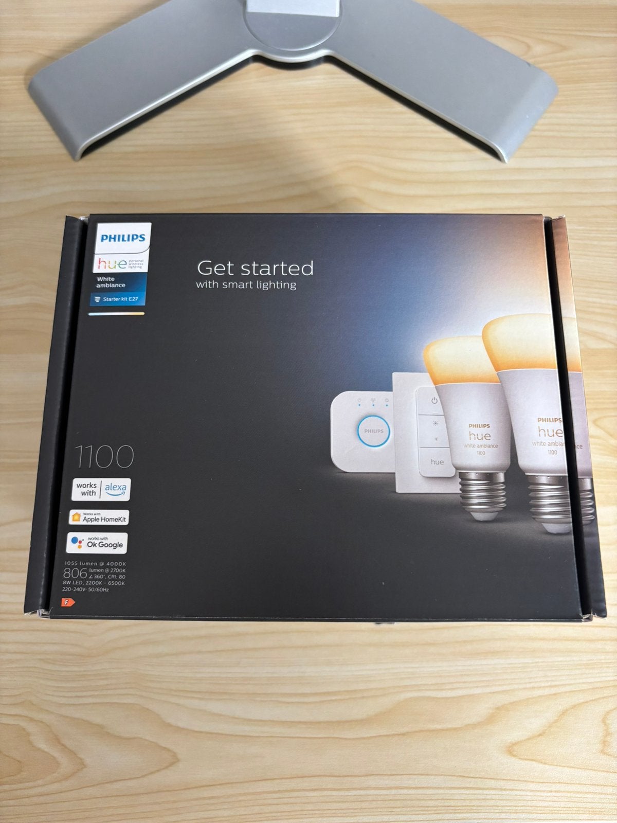 Philips Hue Starter Kit White Ambiance 1100 E27, Ophalen, Zo goed als nieuw