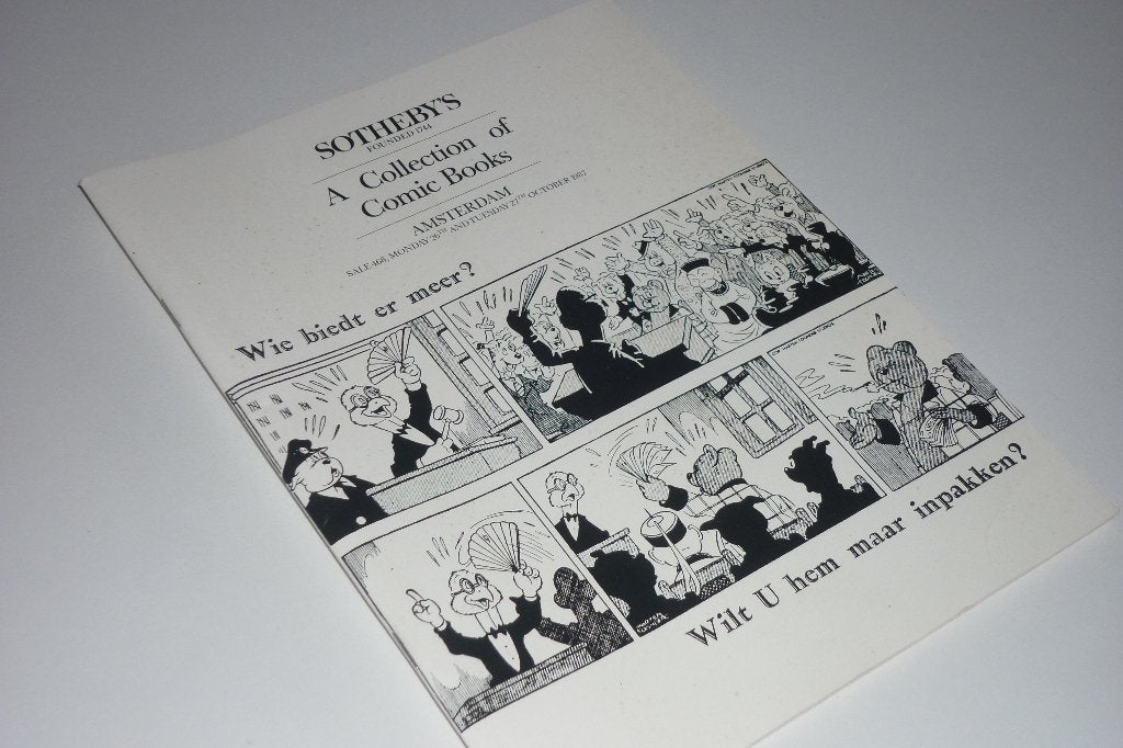 Sotheby’s - a collection of Comic Books  (stripveiling 1987), Boeken, Eén comic, Ophalen of Verzenden, Gelezen, Amerika