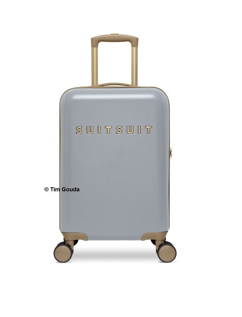 ✅ SUITSUIT Fusion Frosted Grey koffer 55 cm - NIEUW, Sieraden, Tassen en Uiterlijk, Koffers, Wieltjes, Hard kunststof, 45 tot 55 cm