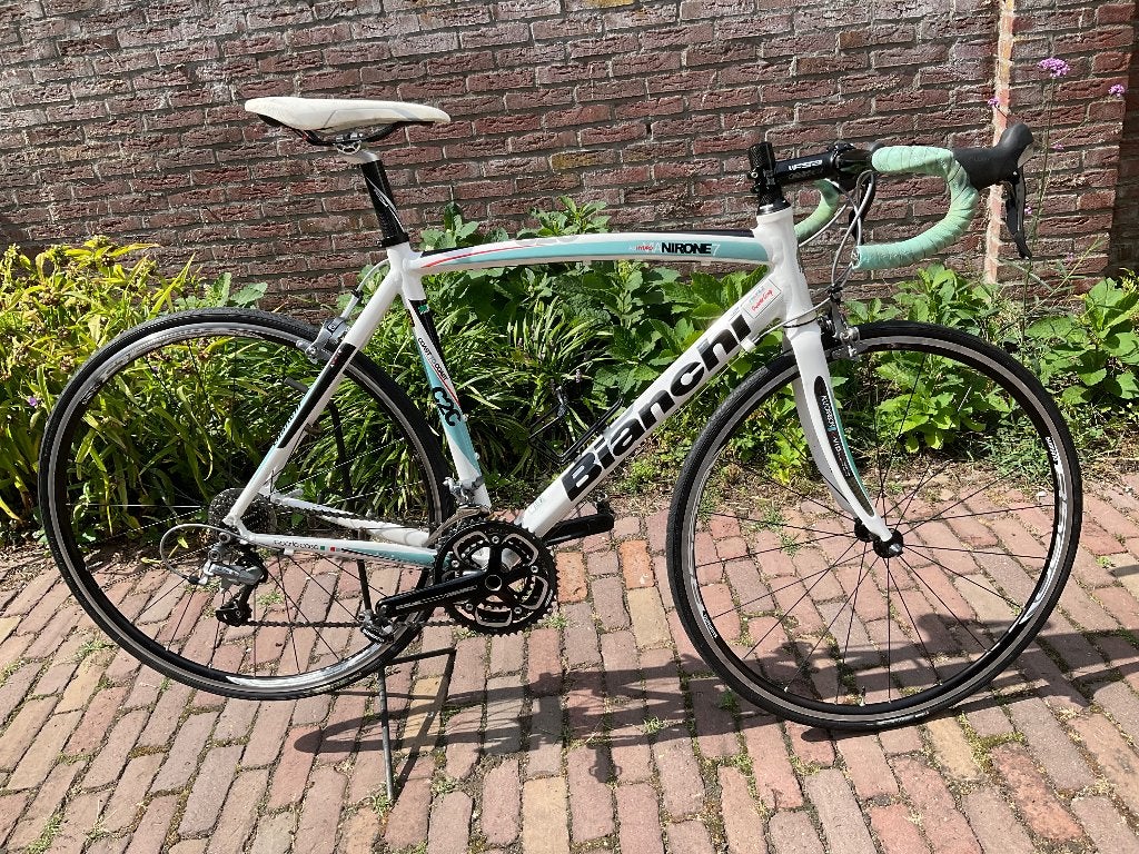 Bianchi racefiets, 28 inch, Velgrem, Aluminium, Zo goed als nieuw