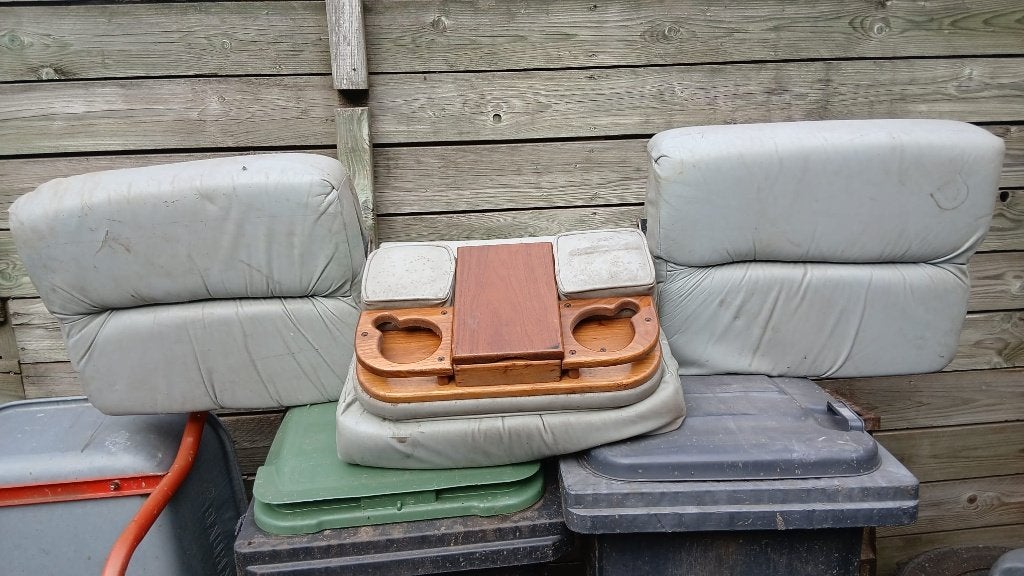 Middenconsole voor achterbank chevy van, Ophalen, Gebruikt
