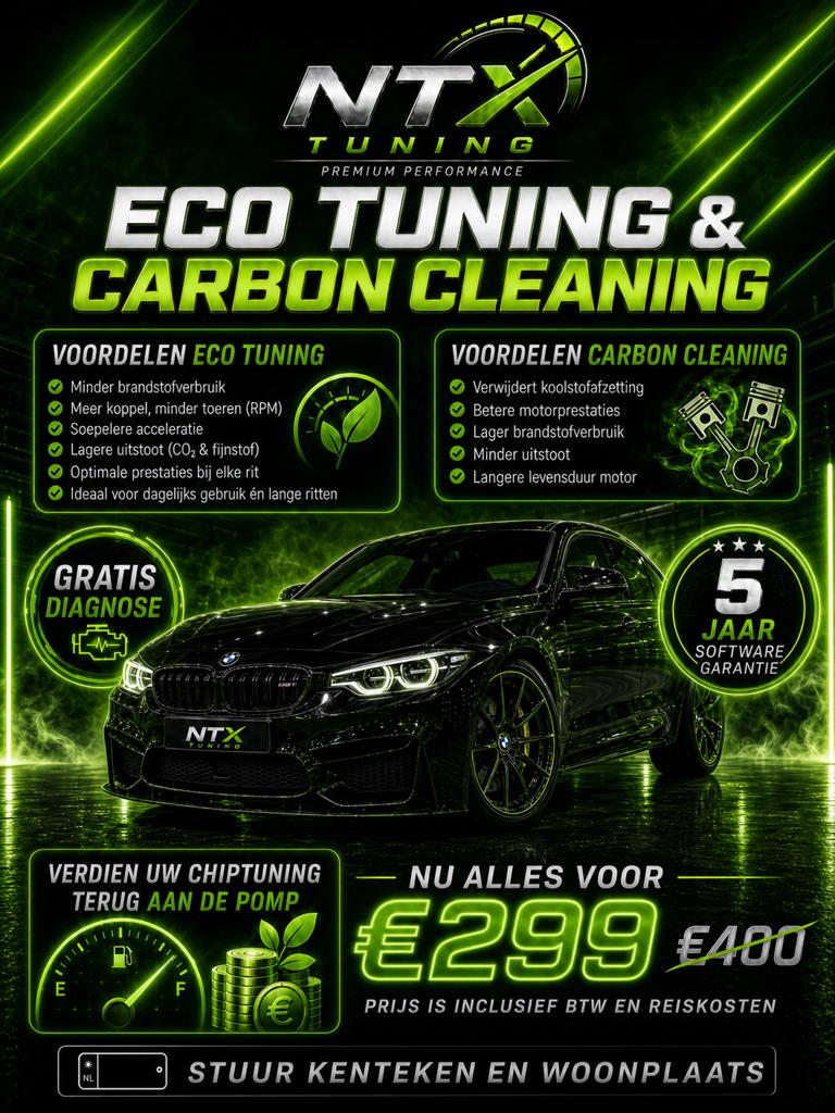 Eco Tuning en Carbon cleaning, Ophalen