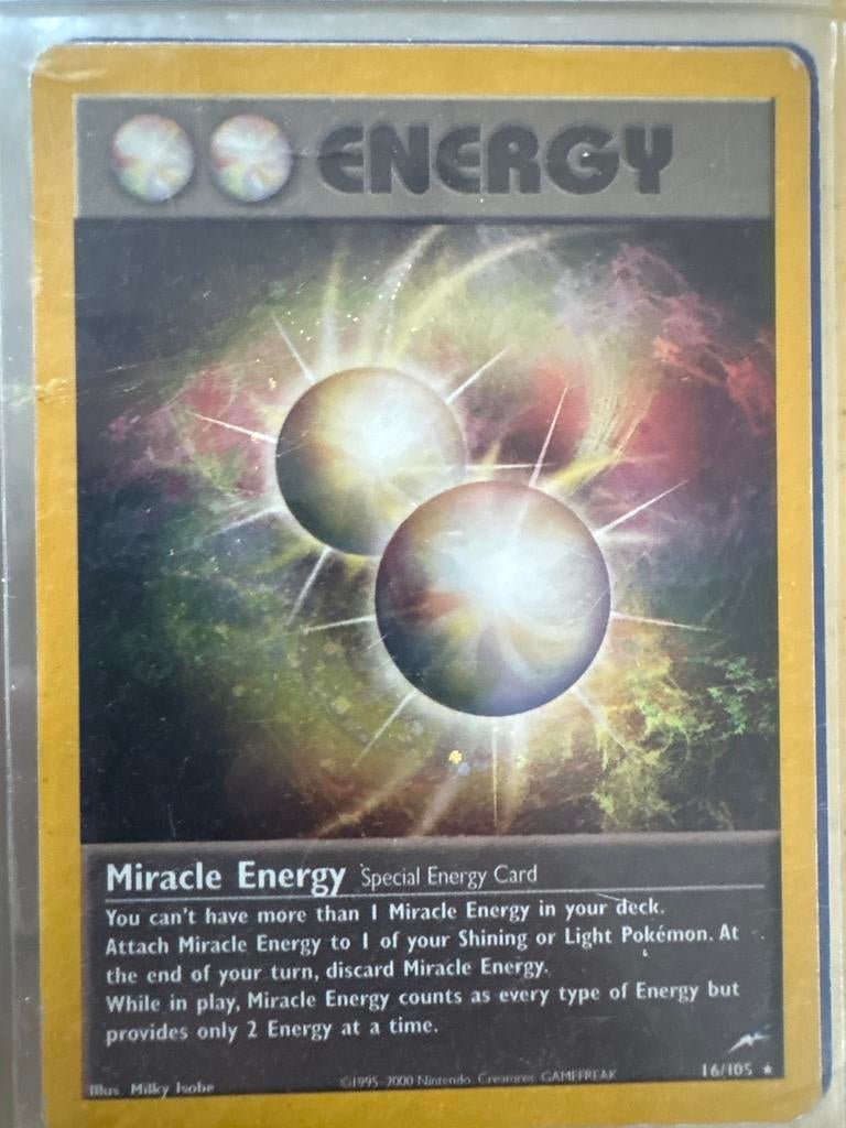 Pokémon TCG Miracle Energy Special Energy Card 16/105, Ophalen, Gebruikt, Losse kaart