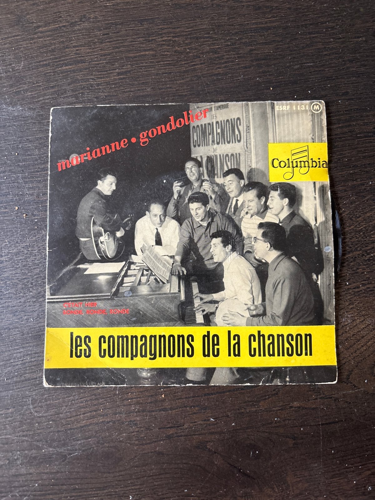 Les Compagnons de la Chanson - Marianne Gondolier EP, Ophalen of Verzenden, Gebruikt, Overige genres