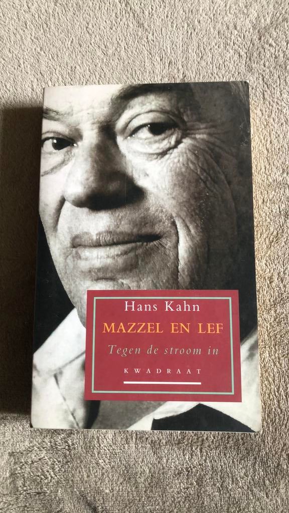 Hans Kahn - Mazzel en lef, Ophalen of Verzenden, Zo goed als nieuw, H. Kahn