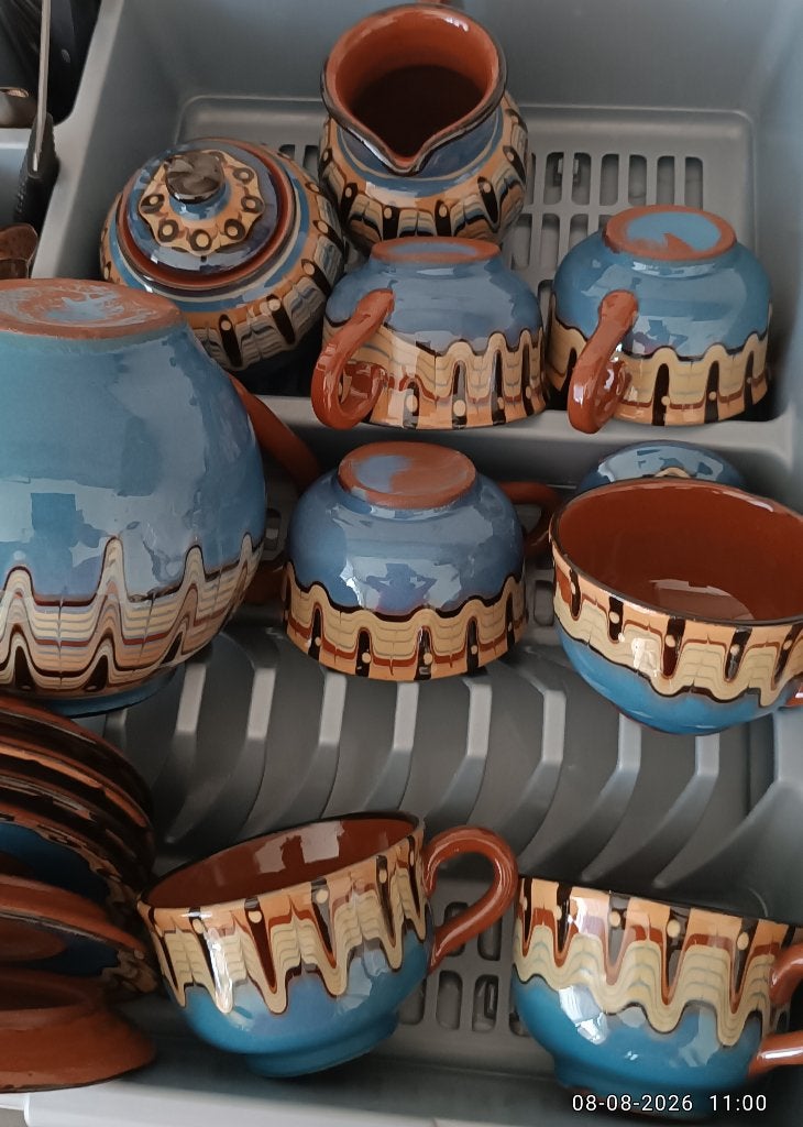 Tea service, Huis en Inrichting, Keuken | Servies, Ophalen, Overige merken, Keramiek, Vintage