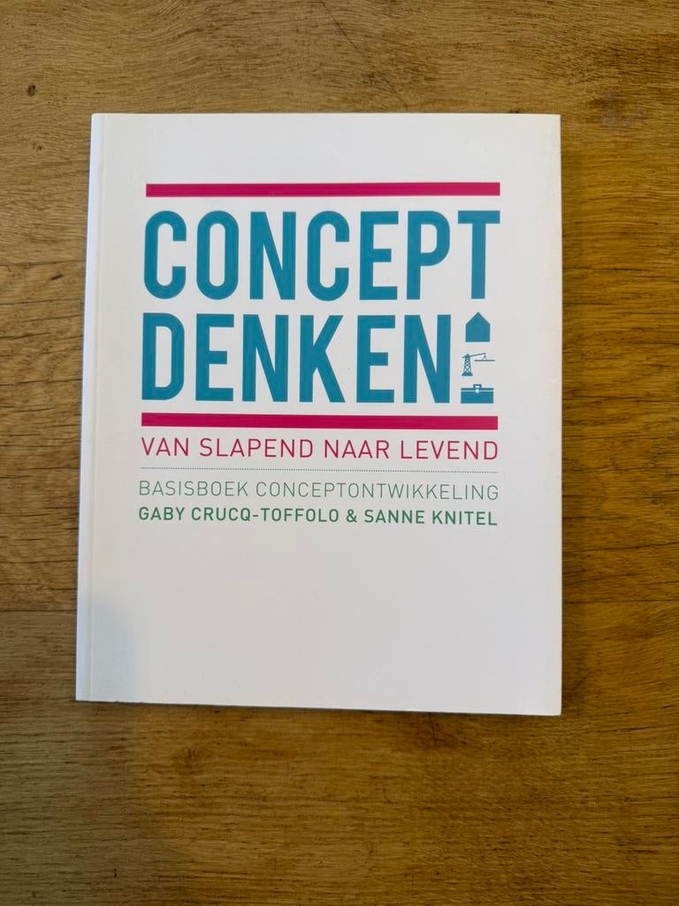 Sanne Knitel - Conceptdenken, Boeken, Economie, Management en Marketing, Zo goed als nieuw, Management, Ophalen of Verzenden