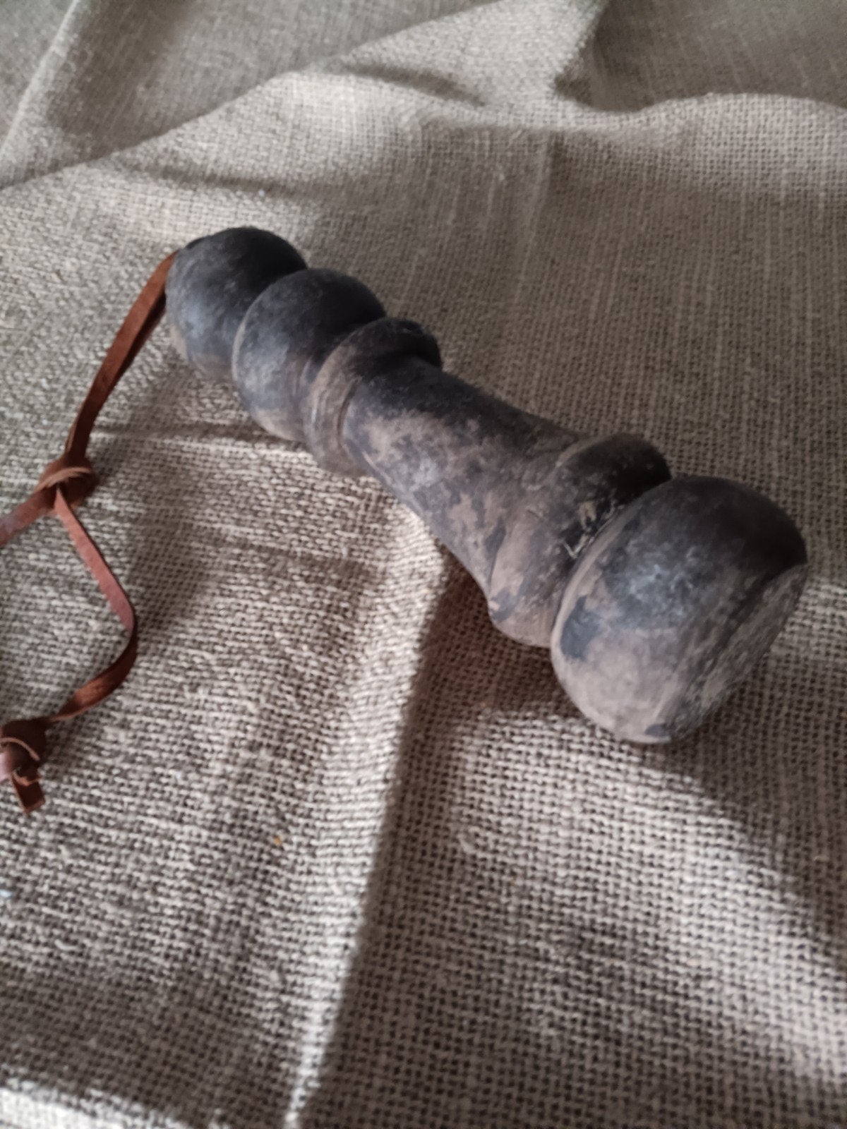 Stoere houten klos, Ophalen of Verzenden