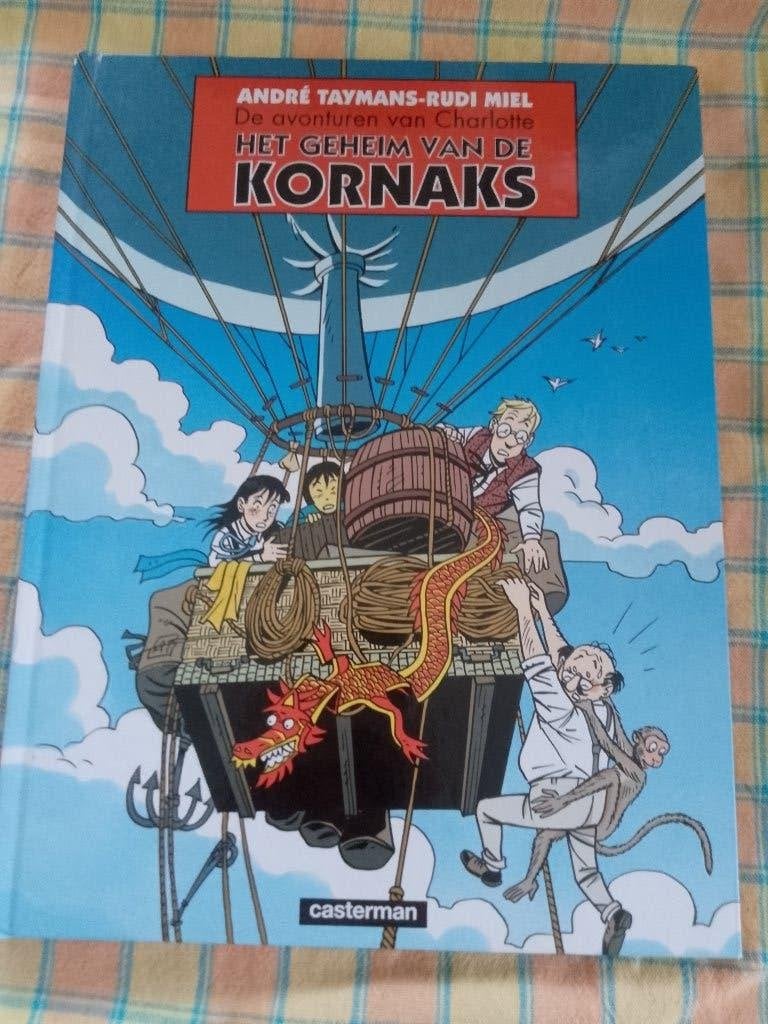 stripboek het geheim van de kornaks  taymans serie charlotte, Eén stripboek, Ophalen, Zo goed als nieuw