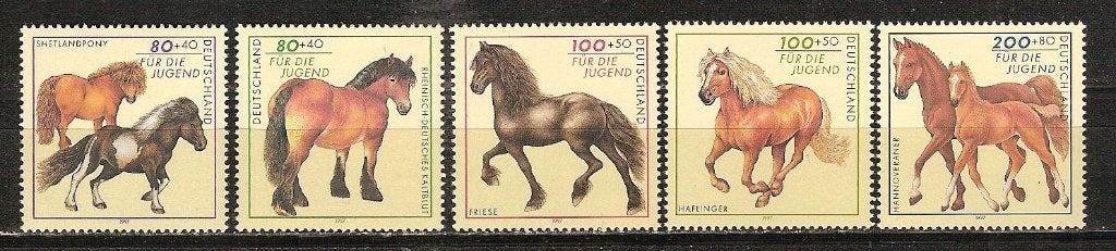 BRD 1920-1924 postfris, Postzegels en Munten, Ophalen of Verzenden, BRD, Postfris