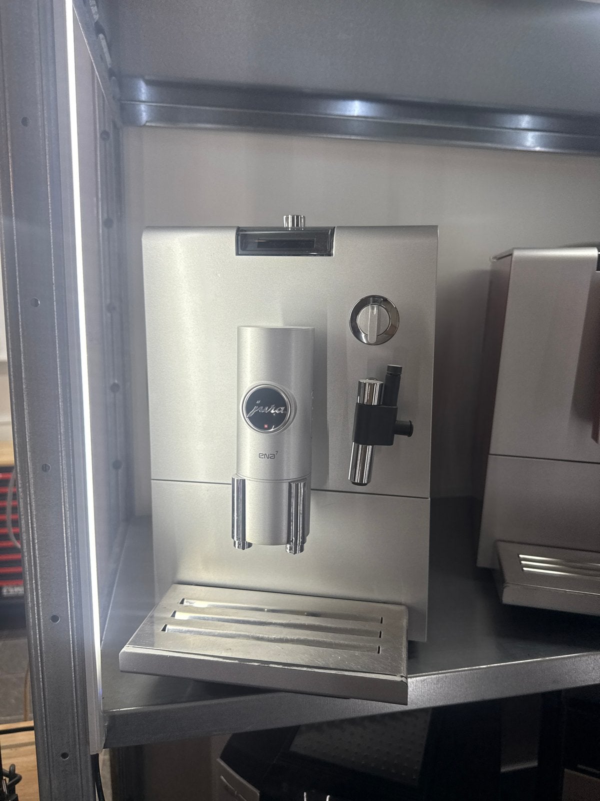 Jura ENA 7 Volautomatische Koffiemachine – Wit, Ophalen of Verzenden, Koffiemachine, Koffiebonen