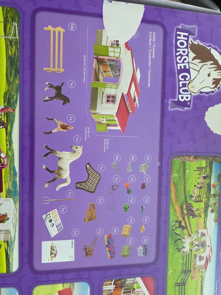 Schleich Horse Club Grote Paardenstal met Accessoires, Ophalen of Verzenden