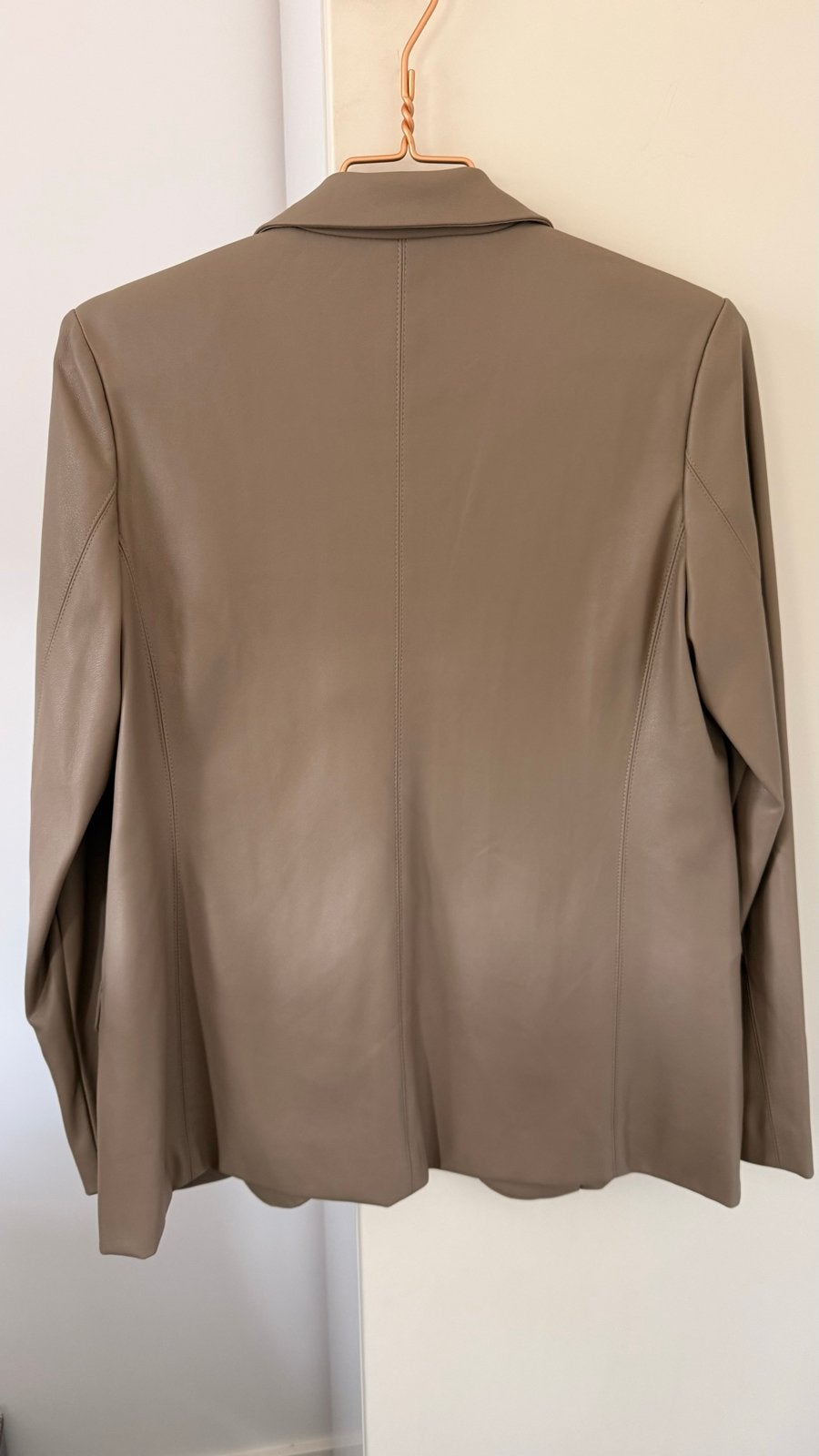 YAYA Dames leren Jasje - Maat 38 NIEUW, Maat 38/40 (M), Beige, Nieuw, Ophalen of Verzenden