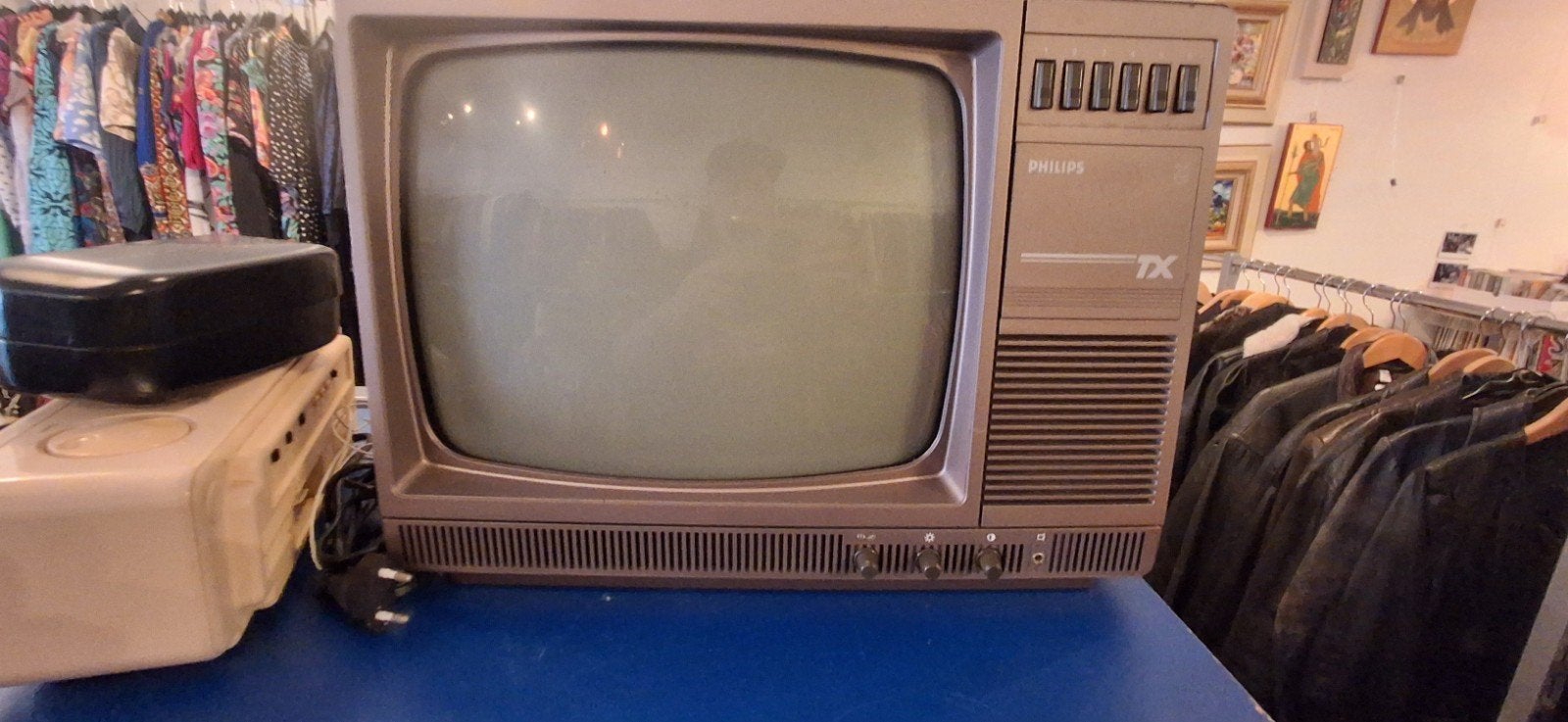 Vintage Philips TX televisie Model 12TX2501/20L, Ophalen