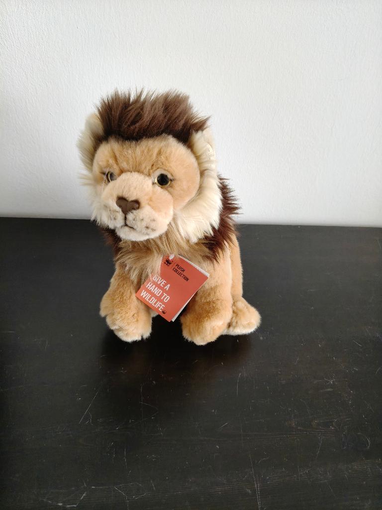 WWF/WNF Leeuw mannetje knuffel, Kinderen en Baby's, Speelgoed | Knuffels en Pluche, Ophalen, Nieuw, Overige typen