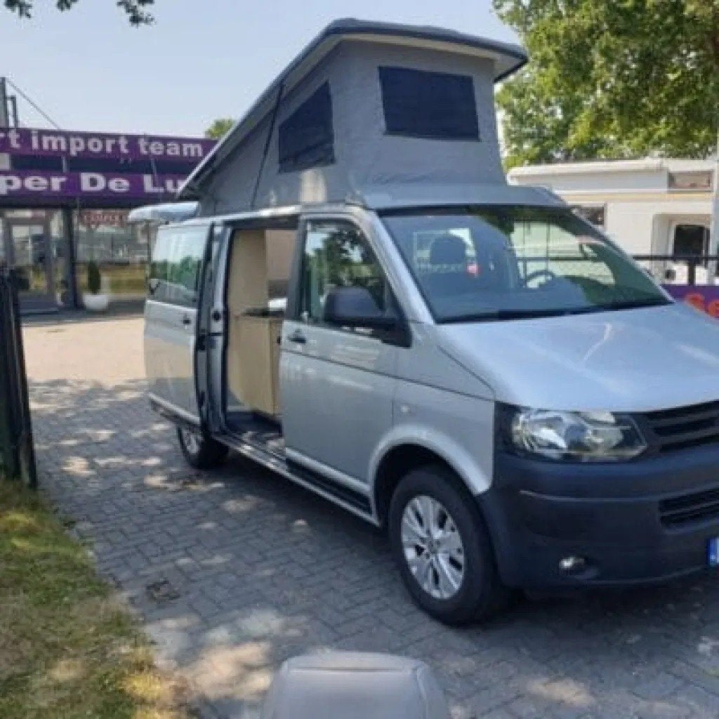 Koopje: 4 Pers.VW-trans- Camper met trekhaak, Chemisch toilet, Buscamper of Camperbus, Volkswagen, Luifel