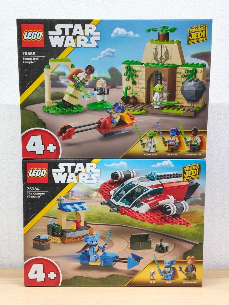 Lego Star Wars - Young Jedi Adventures - 75358 en 75384, Star Wars, Lego, Nieuw, Ophalen of Verzenden