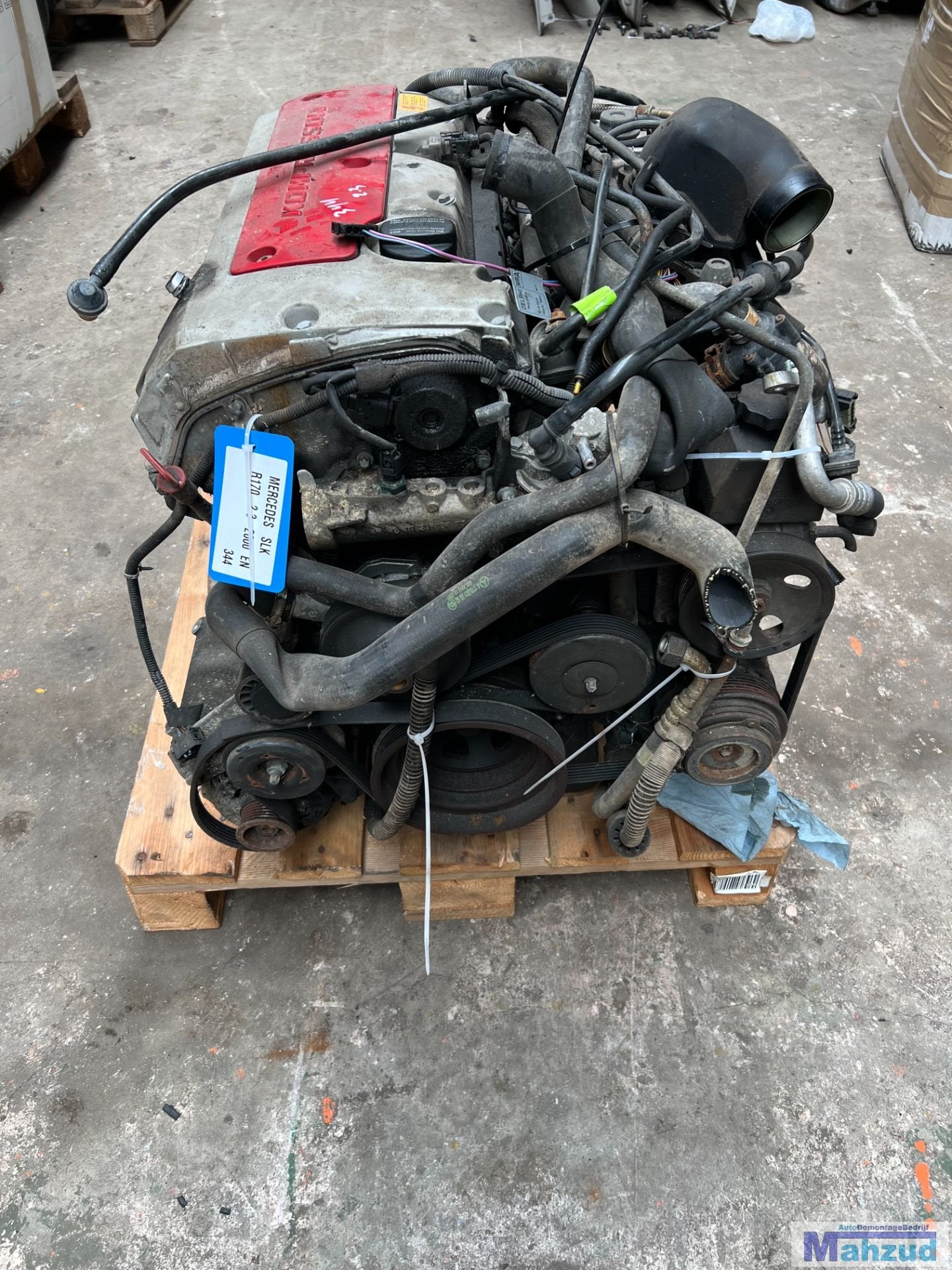 MERCEDES SLK R170 2.3 Kompressor motorblok motor 111983, Gebruikt, Mercedes-Benz AG, Mercedes-Benz, Ophalen of Verzenden
