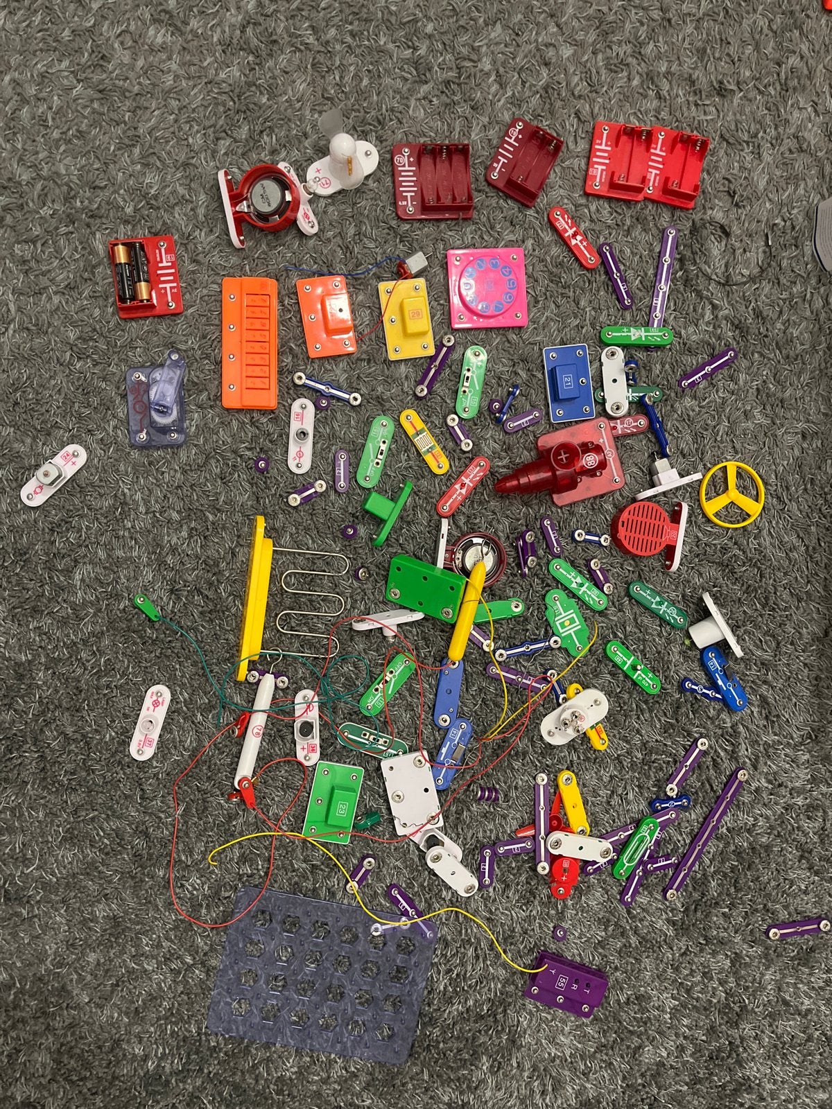 Grote partij Snap Circuits elektronica bouwpakket, Ophalen, Gebruikt, Bouwen, Met licht