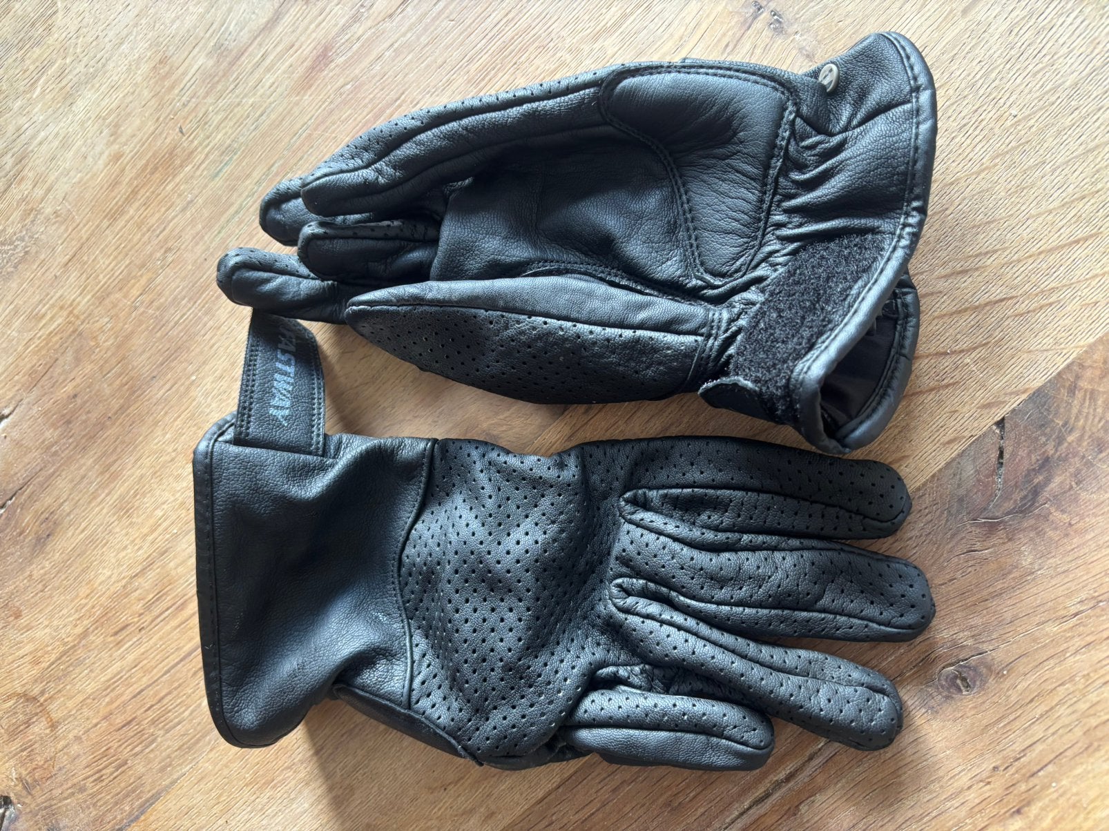 Geiten lederen zomer motorhandschoenen, Motoren, Ophalen, Tweedehands, Handschoenen