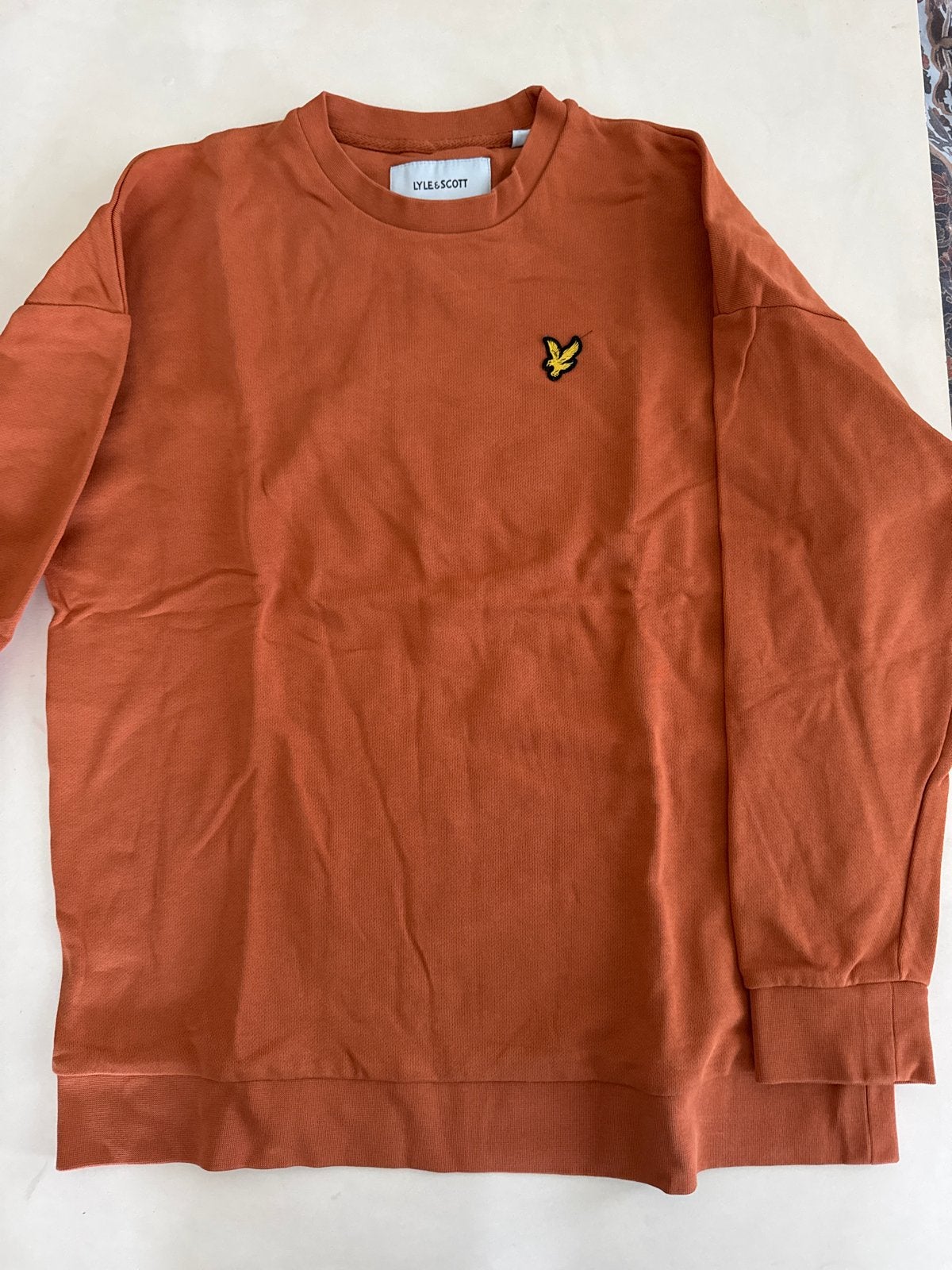 Lyle & Scott sweater maat S, Ophalen of Verzenden, Zo goed als nieuw, Maat 46 (S) of kleiner, Oranje