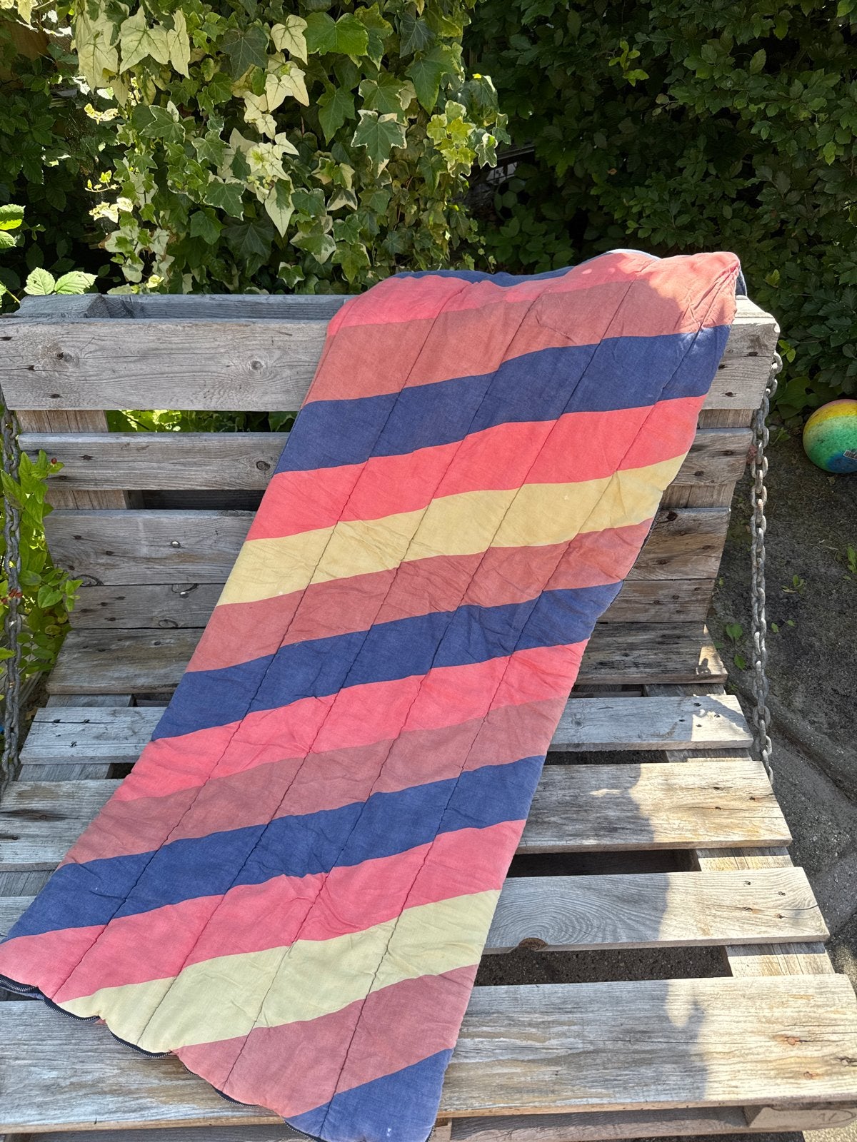Polydaun Retro Slaapzak - Kleurrijk en Comfortabel, Ophalen of Verzenden, Gebruikt