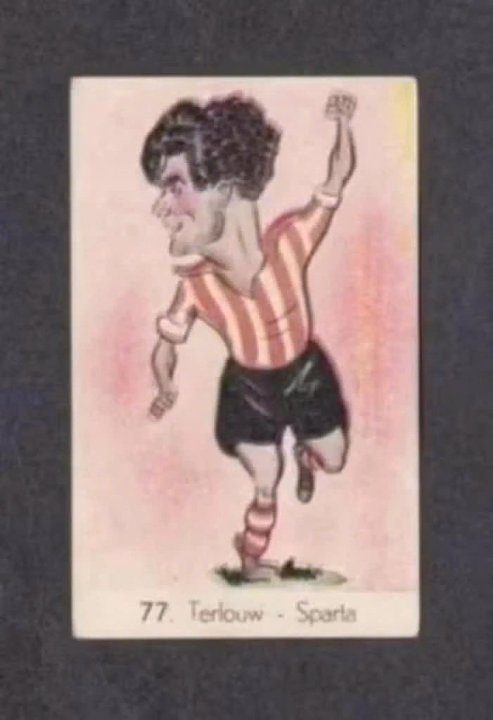 Voetbalplaatje Terlouw Sparta Rotterdam 1949 (77)., Ophalen of Verzenden, Zo goed als nieuw