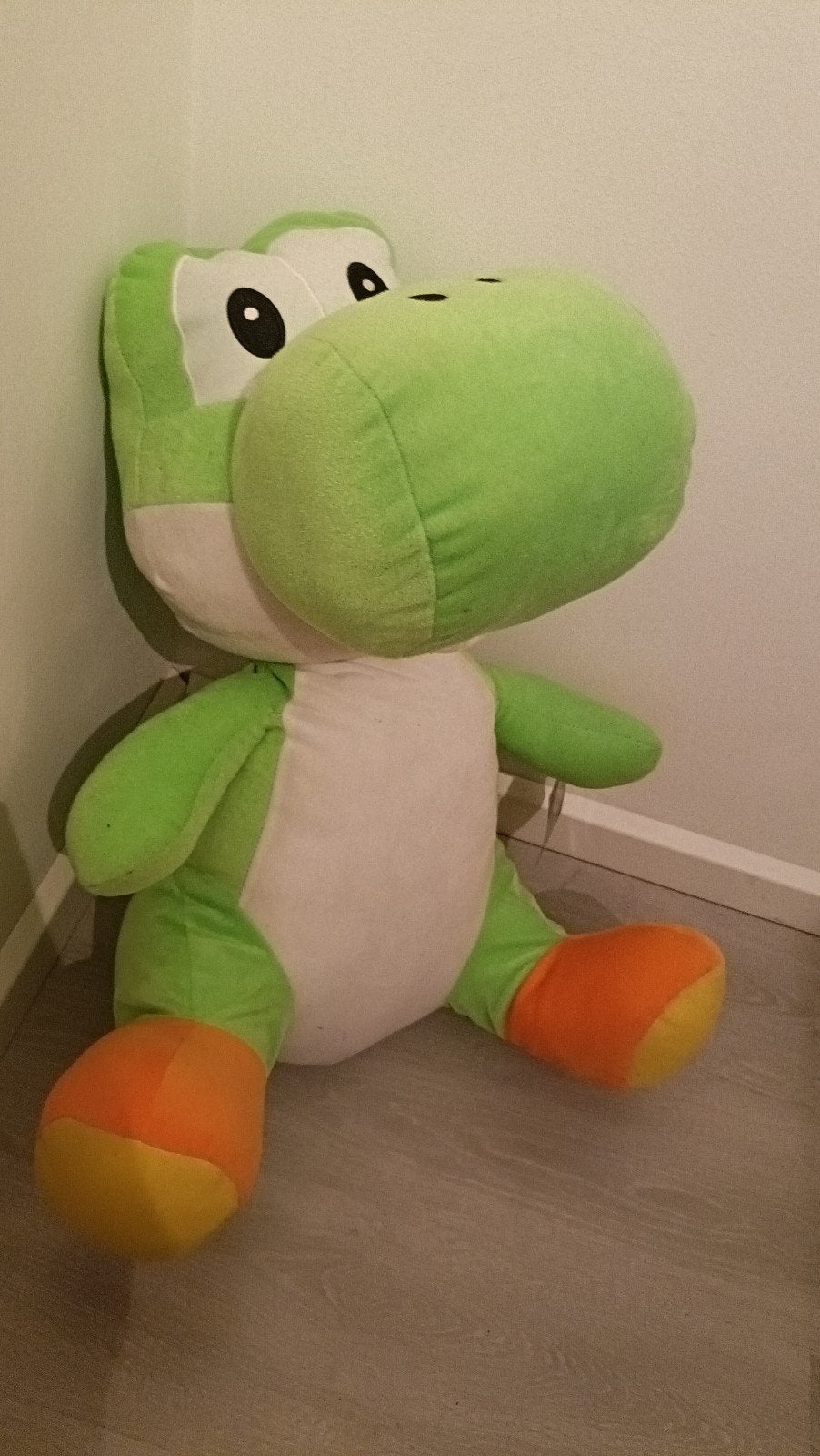 Nieuwe Yoshi knuffel met label Super Mario - 65cm, Kinderen en Baby's, Speelgoed | Knuffels en Pluche, Groen, Overige merken, Dinosaurus