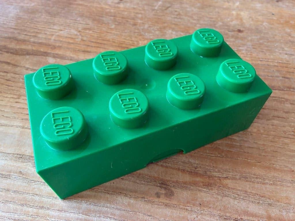 Lego broodtrommel groen, Ophalen of Verzenden, Gebruikt