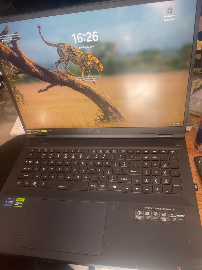 Acer Predator Helios Neo 18, Computers en Software, Windows Laptops, 64 GB of meer, Gebruikt, Met videokaart, Ophalen of Verzenden