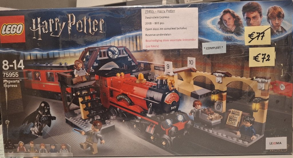 LEGO set 75955 Harry Potter - Zweinstein Express (MET doos), Lego, Inclusief accessoires, Harry Potter, Ophalen of Verzenden