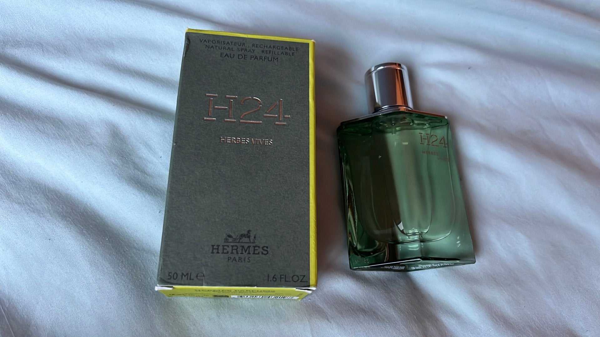 Hermès H24 Herbes Vives eau de parfum 50 ml, Sieraden, Tassen en Uiterlijk, Uiterlijk | Parfum, Ophalen of Verzenden, Nieuw