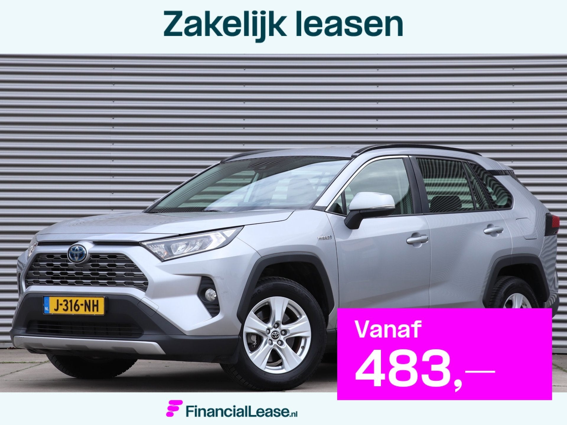 Toyota RAV4 2.5 Hybrid Active Dealeronderh.*Adaptive cruise*, Stof, 4 cilinders, 2487 cc, 218 pk