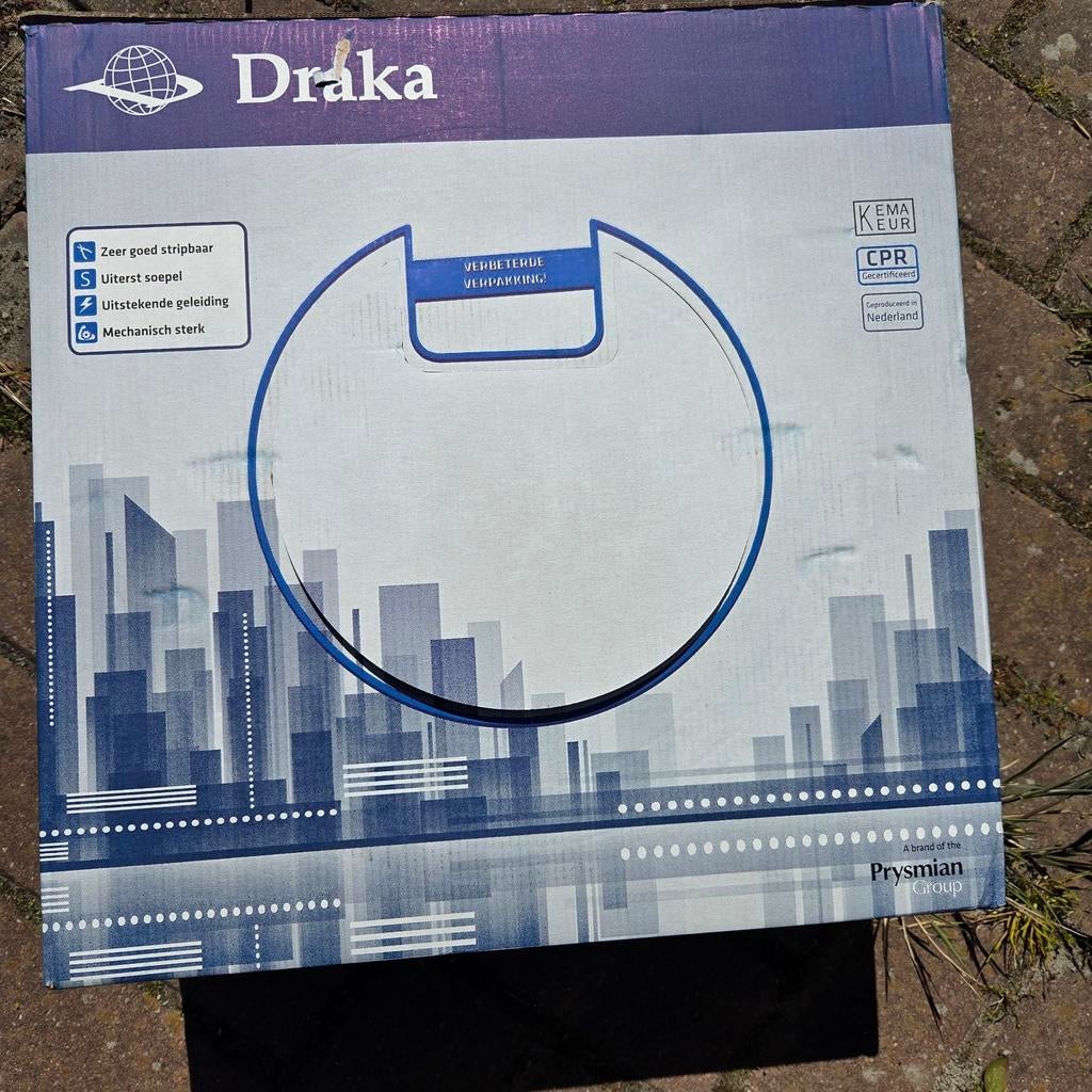 Draka VULT Dca 3G2,5 mm² kabel - 100 meter volle rol, Ophalen, Nieuw, Kabel of Snoer