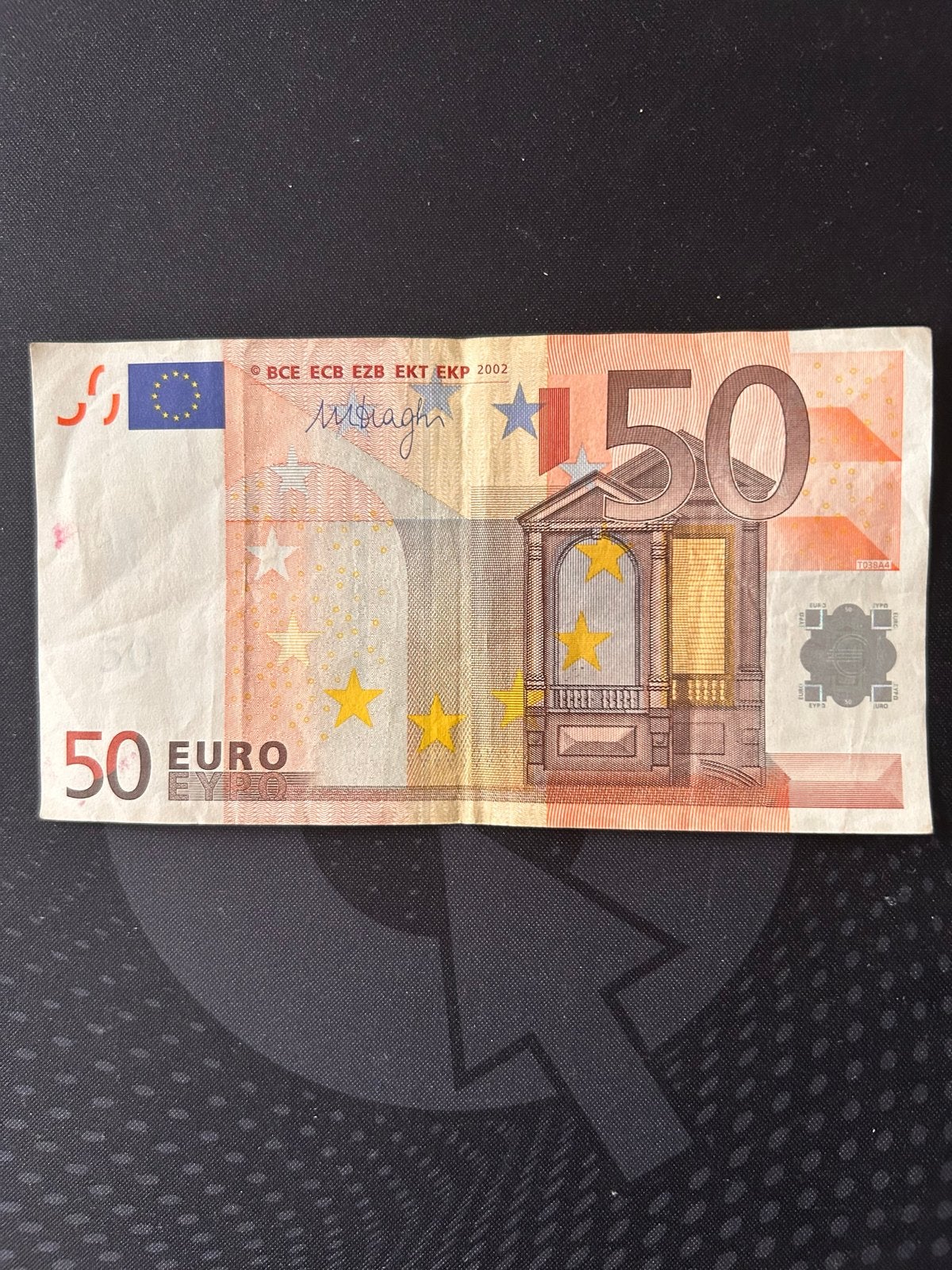50 Euro biljet - Eerste serie (ES1), Ophalen of Verzenden, België, 50 euro, Los biljet