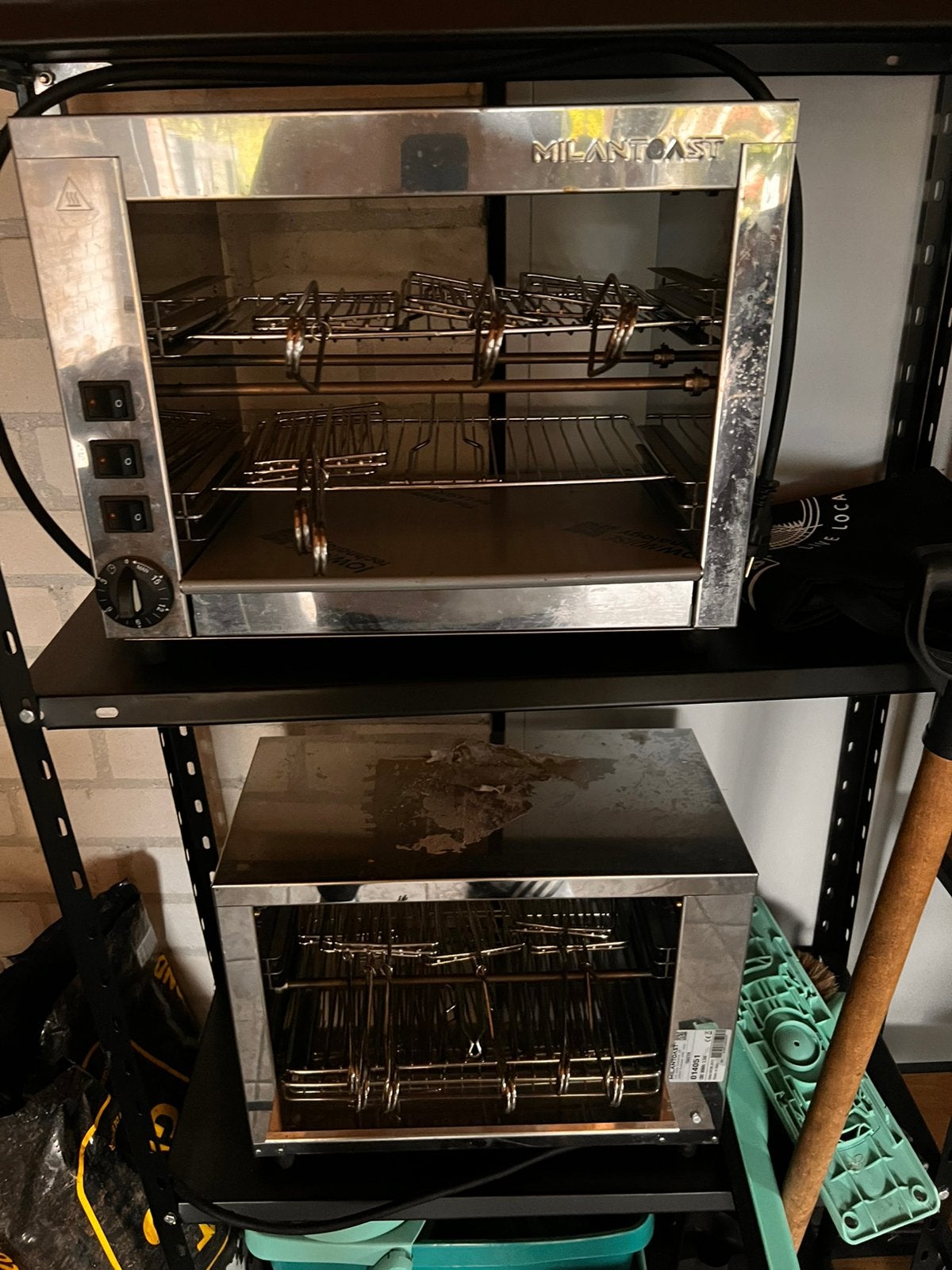 2 x RVS Tosti ijzer met 3 hitte elementen NIEUW, Ophalen, Nieuw zonder verpakking, Fornuis, Frituur en Grillen