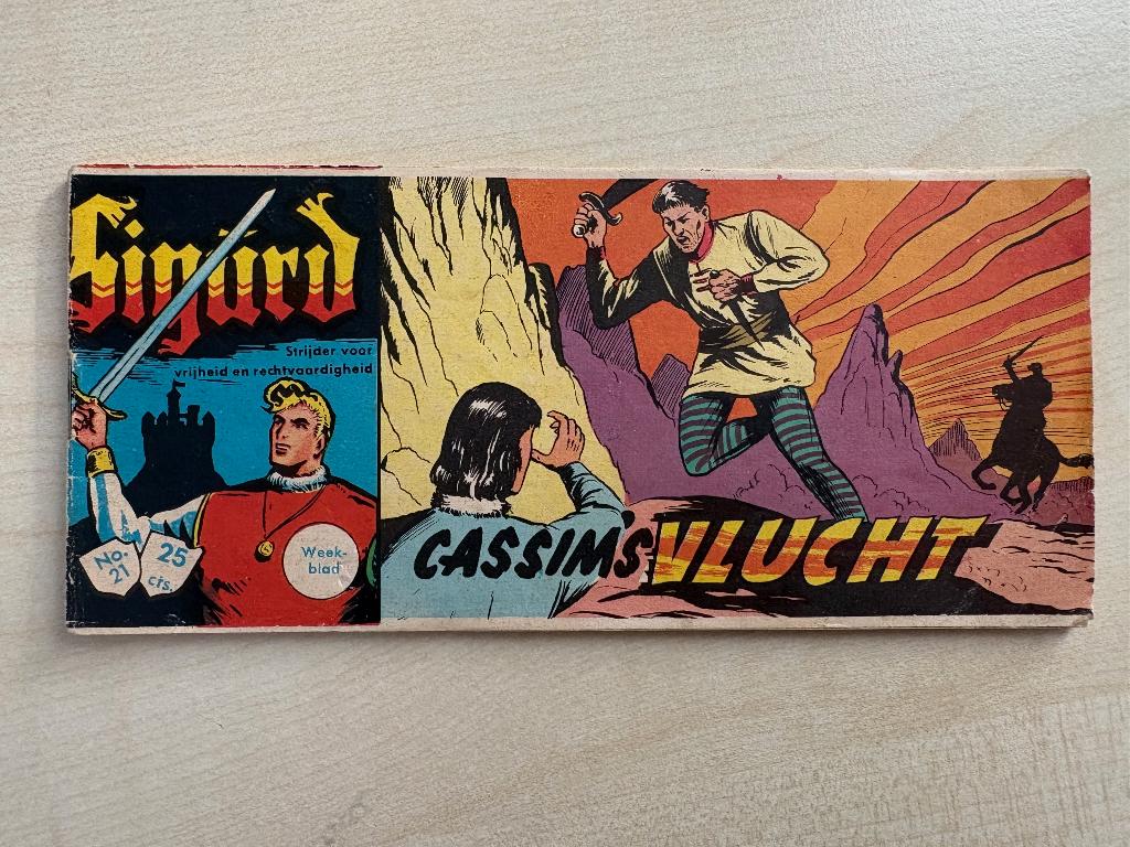 25 ct. Sigurd 'Cassim's Vlucht nr. 21, Eén stripboek, Ophalen of Verzenden, Gelezen
