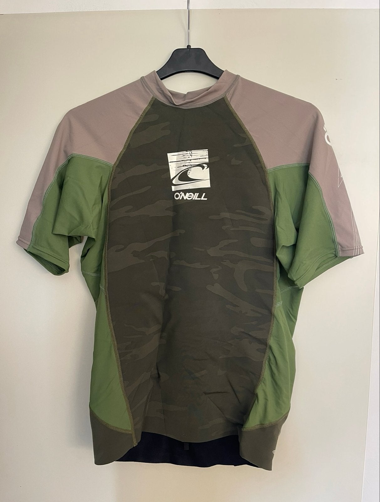 O'Neill Superlite S/S Crew Rashguard XXL - Zo goed als nieuw, Ophalen of Verzenden, Zo goed als nieuw, Groen, Overige typen