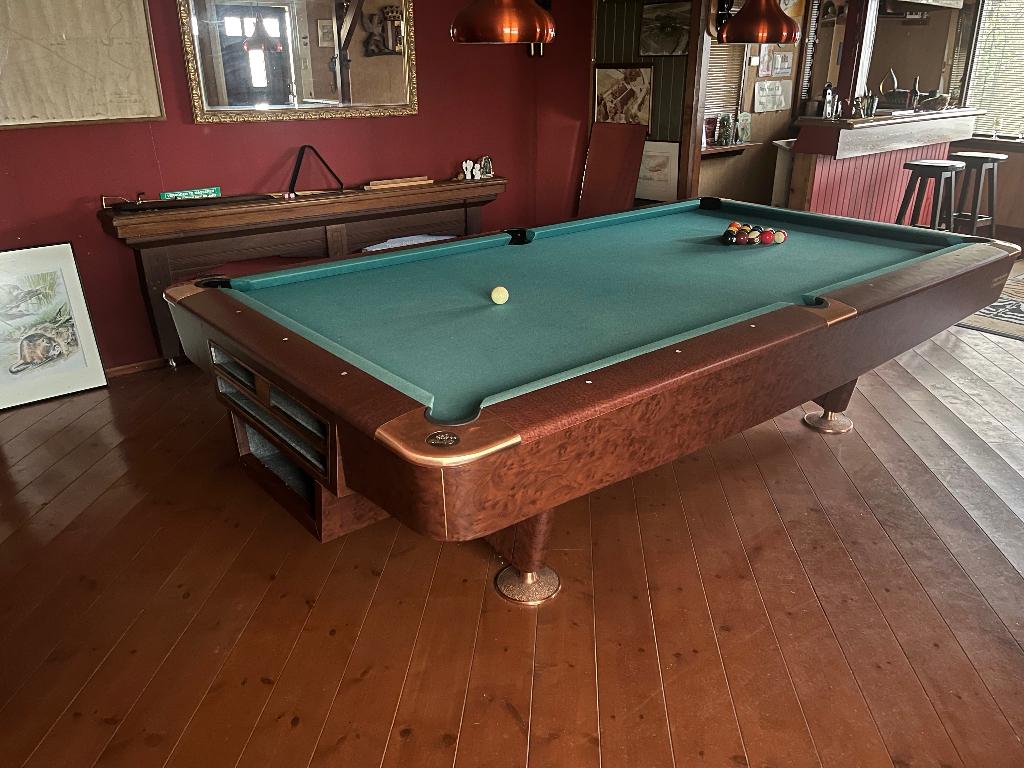 Poolbiljart 9 foot, Sport en Fitness, Biljarten en Poolen, Ophalen, Zo goed als nieuw, Pooltafel