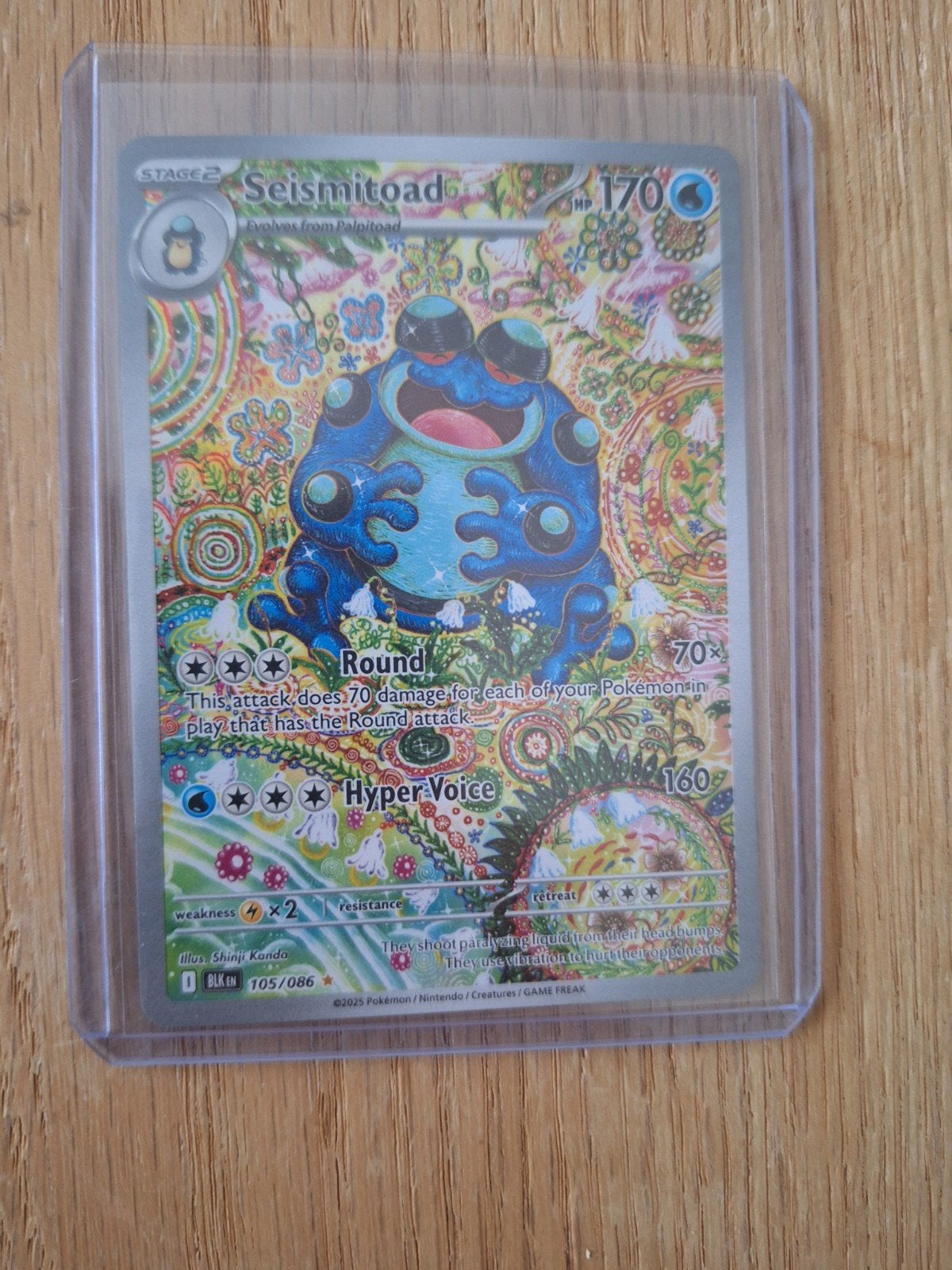pokemon Seismitoad black bolt, Ophalen of Verzenden, Nieuw