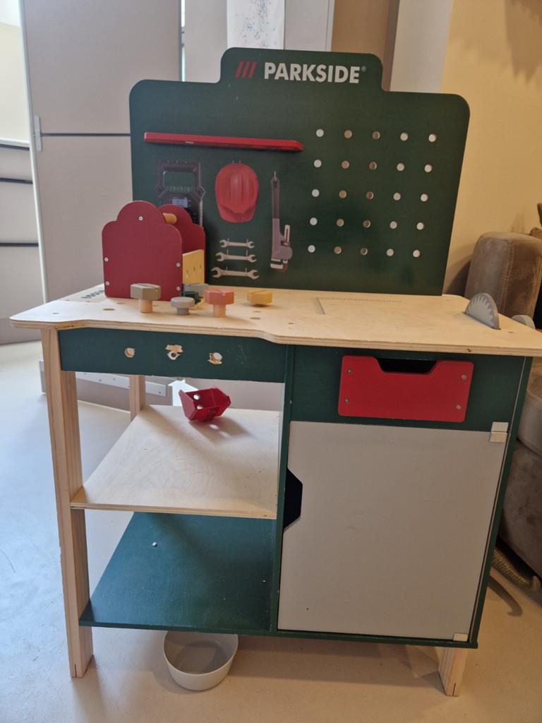 Parkside werkbank voor Kinderen - Gereedschap Werkbank, Kinderen en Baby's, Ophalen, Gebruikt, Jongen of Meisje