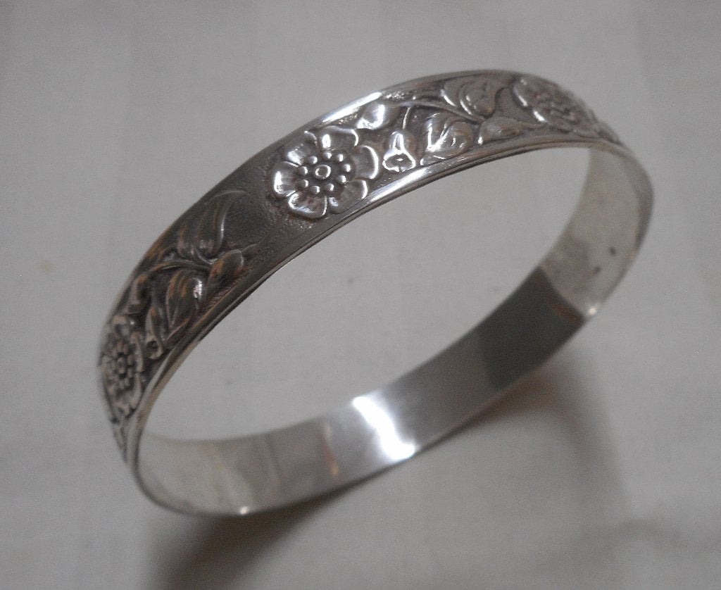 Zilveren Art Nouveau aanschuif armband nr.1548, Sieraden, Tassen en Uiterlijk, Antieke sieraden, Verzenden, Zilver, Armband