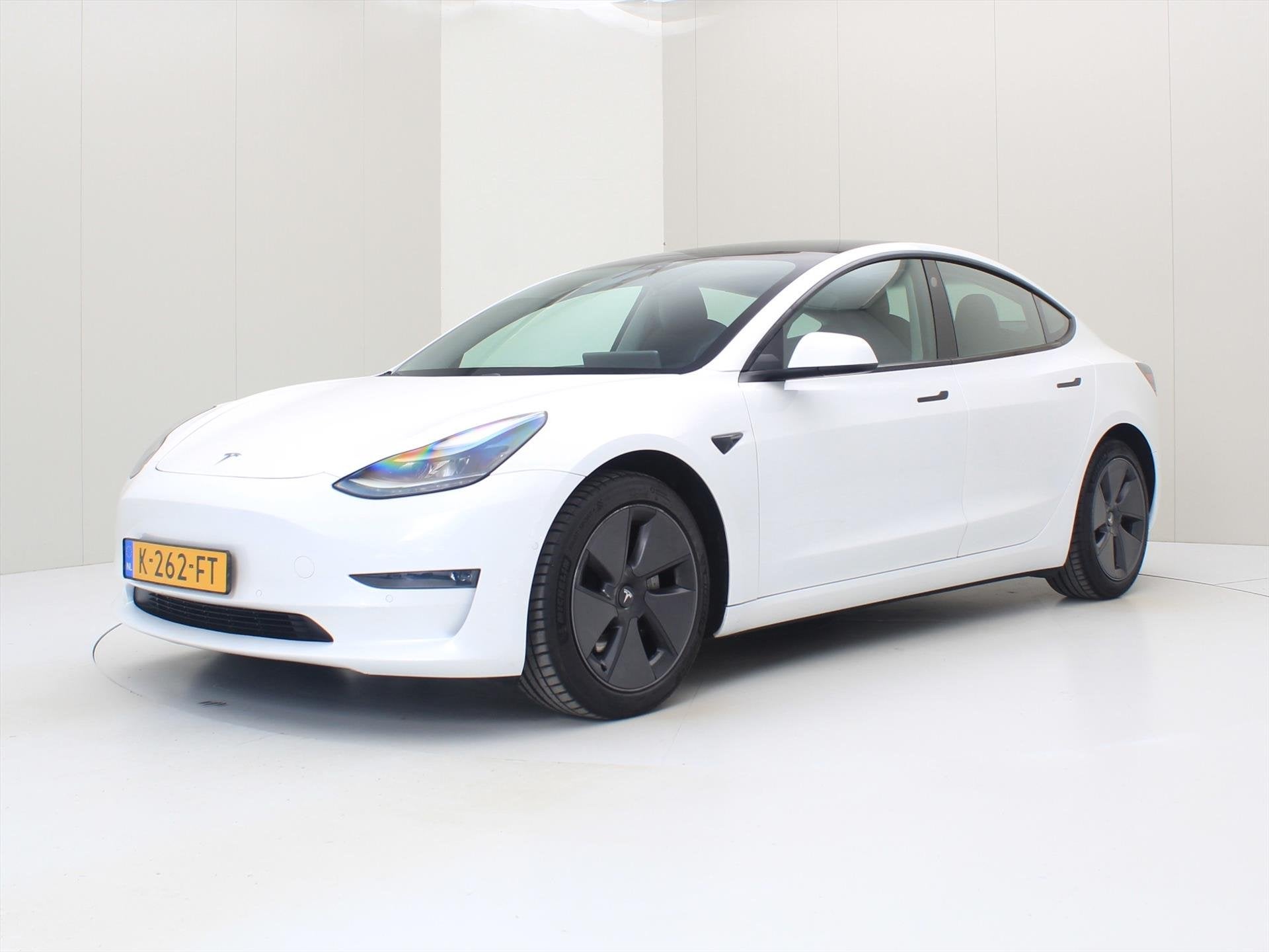 Tesla Model 3 Long-Range AWD 351pk 75 kWh FACELIFT 87% SoH [, Automaat, Gebruikt, Wit, Origineel Nederlands