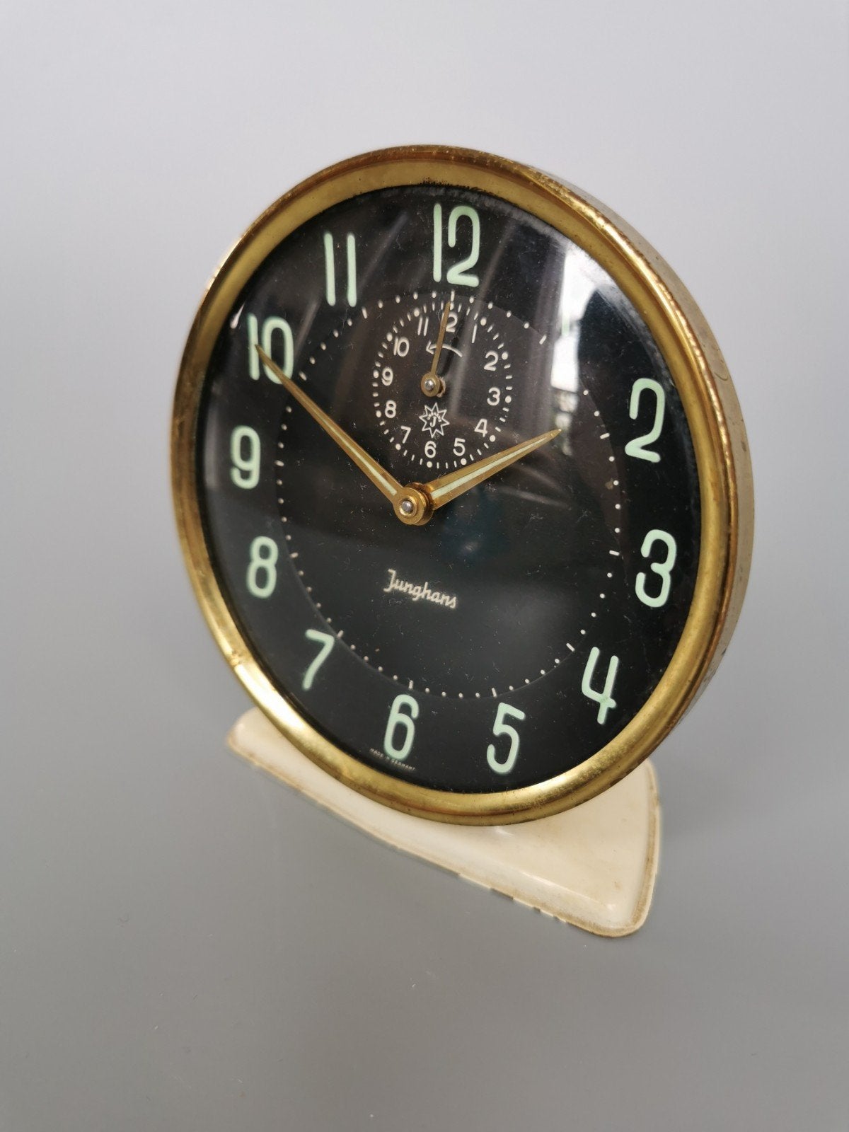Junghans retro vintage klok mid century design, Verzenden
