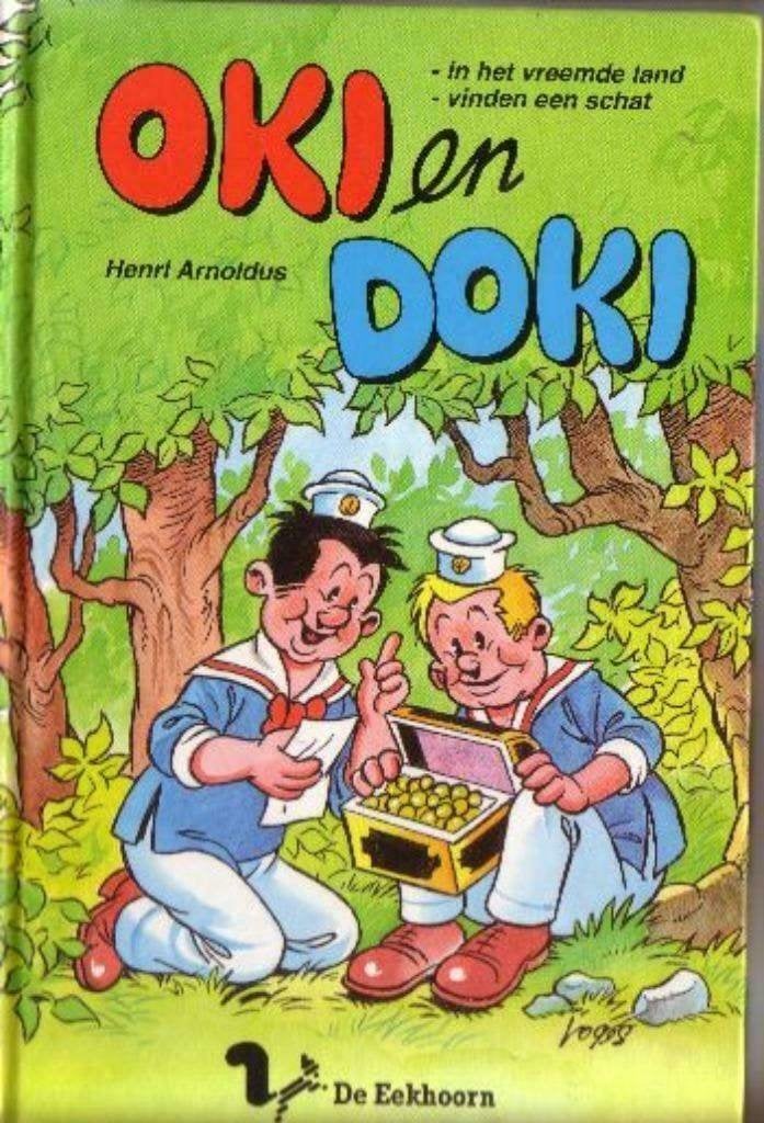 Oki en Doki - In het vreemde land - vinden een schat^^, Boeken, Ophalen of Verzenden, Zo goed als nieuw, Henri Arnoldus, Fictie algemeen